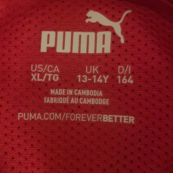 Puma Kids Jersey Size: XL - Picture 3 of 5